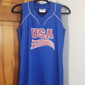 Teamwork Athletic Apparel Women's USA Uniform Top